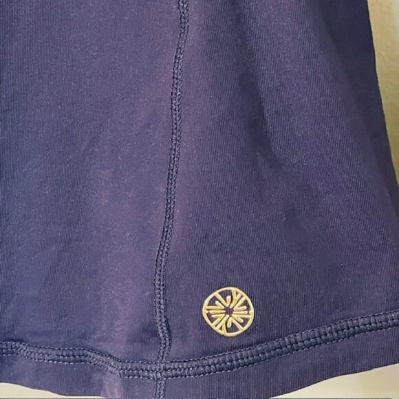 Lilly Pulitzer Luxletic Justine UPF 50 Justine Half Zip True Navy Small - Picture 3 of 9